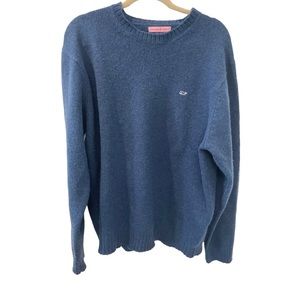 Vineyard Vines blue wool angora sweater XL